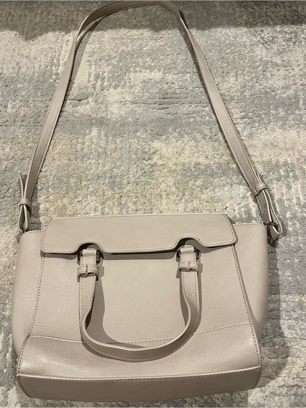Chic Taupe Structured Handbag